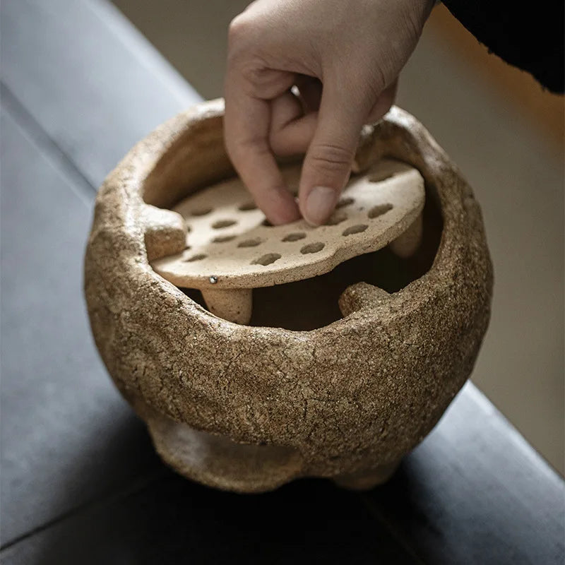 Wood Fired teapot with charcoal stove