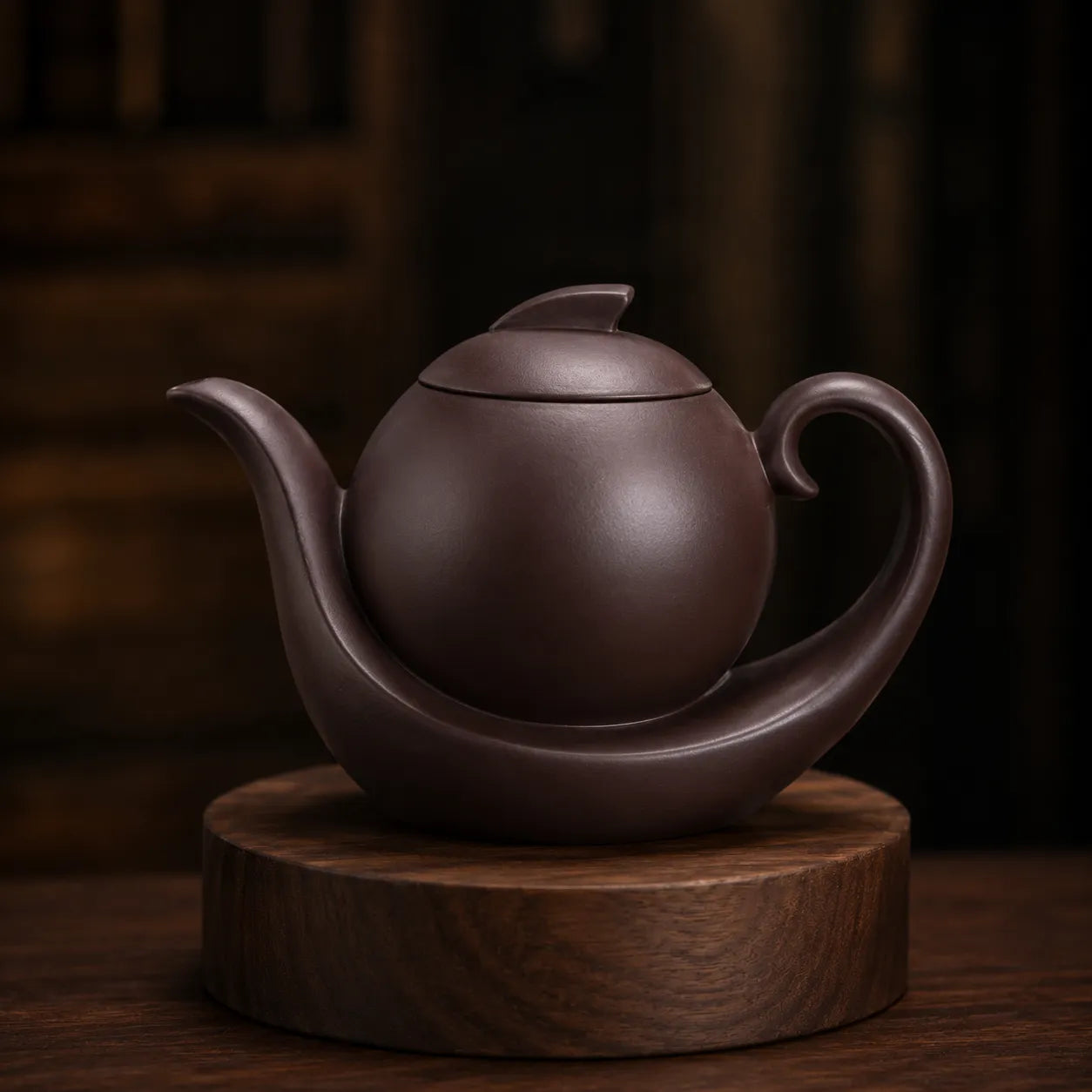 Raw Ore Clay Teapot