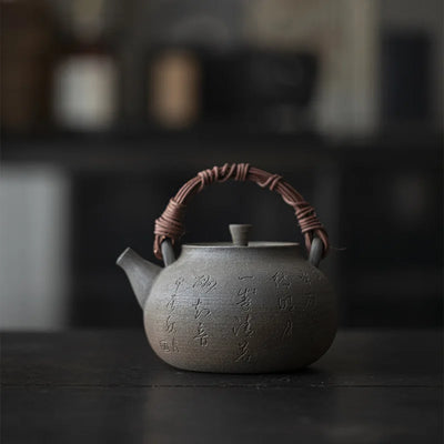 Wood Fired teapot with charcoal stove