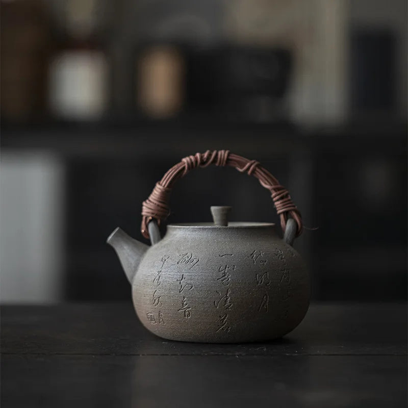 Wood Fired teapot with charcoal stove