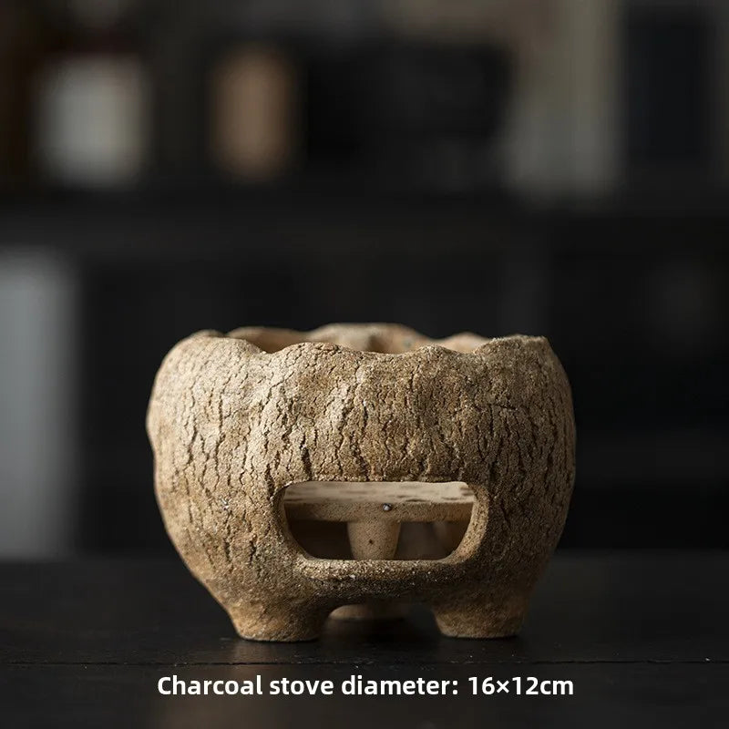 Wood Fired teapot with charcoal stove