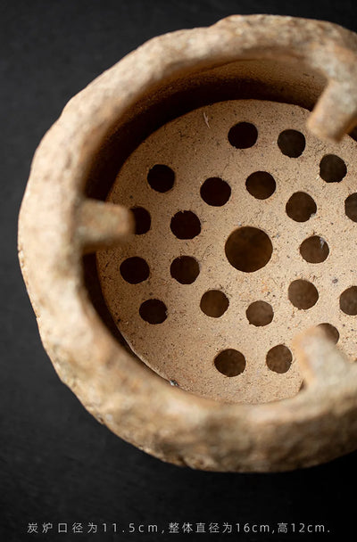 Wood Fired teapot with charcoal stove