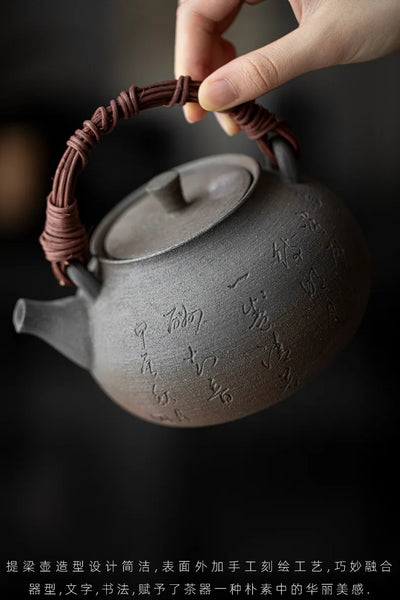 Wood Fired teapot with charcoal stove