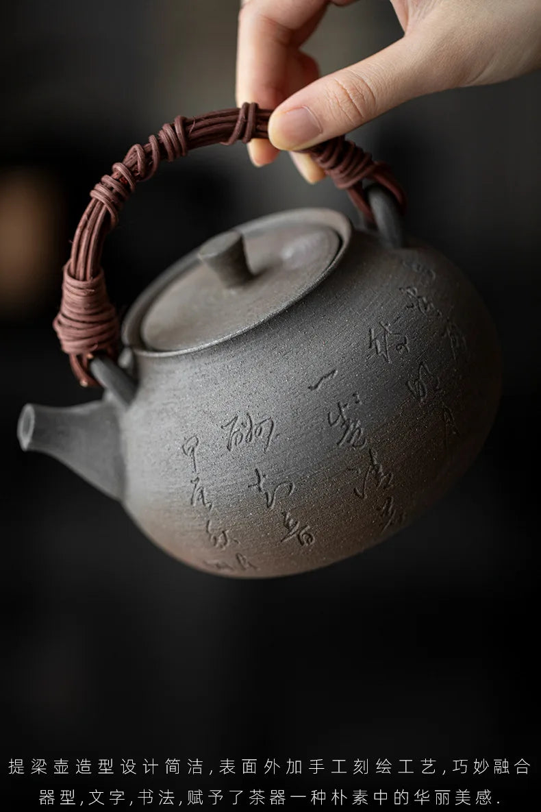 Wood Fired teapot with charcoal stove