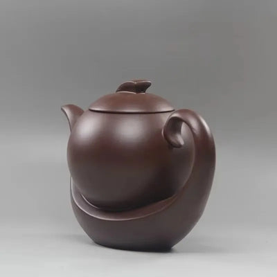 Raw Ore Clay Teapot